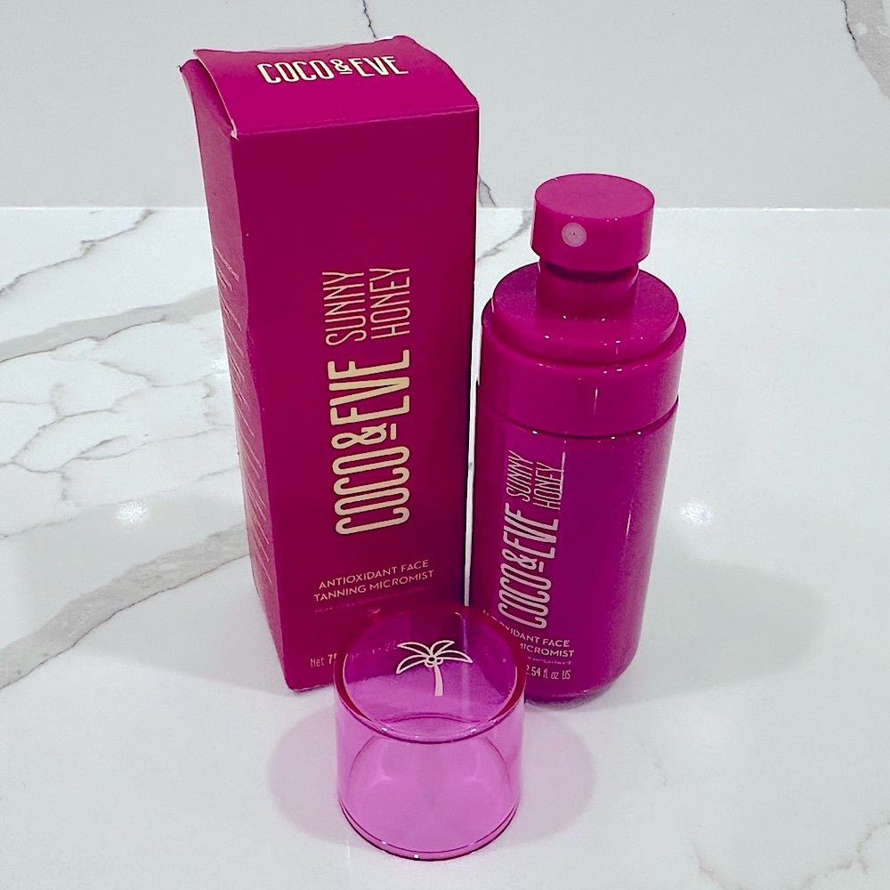 BNIB Coco & Eve Sunny Honey Antioxidant Tanning Bronzing Face Micromist - Picture 9 of 11